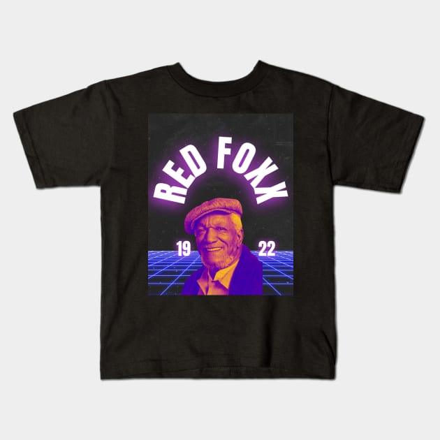 Retro Redd Foxx Kids T-Shirt by Tiru Store 